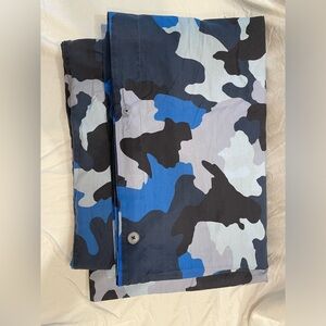PBTeen blue camo twin-sized duvet cover